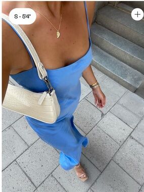 Djerf Avenue dream dress blue midi Size XS